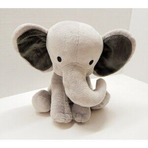 Bedtime Originals Gray Plush Humphrey Sitting Elephant Stuffed Animal 9 Inch